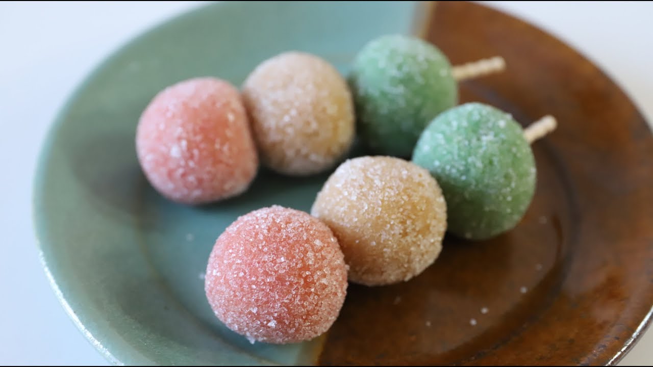 How to make Wagashi Sweet Roasted Soy Bean Dango Suhama
