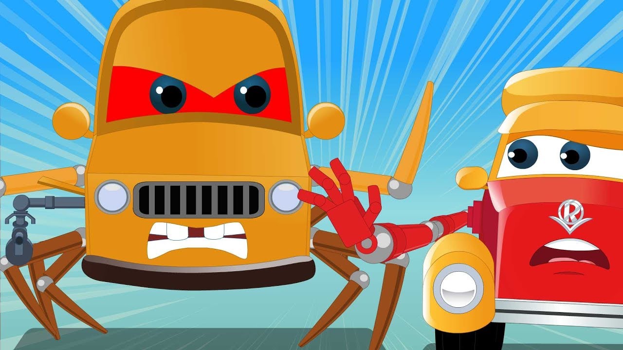 Spider Car | Super Car Royce | Cartoon Videos For Babies by Kids Channel