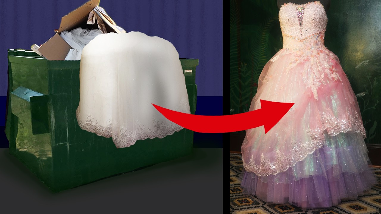 Trying to RESCUE Dumpster Dresses (HopeScope Rainbow Dress 2.0🌈✨)