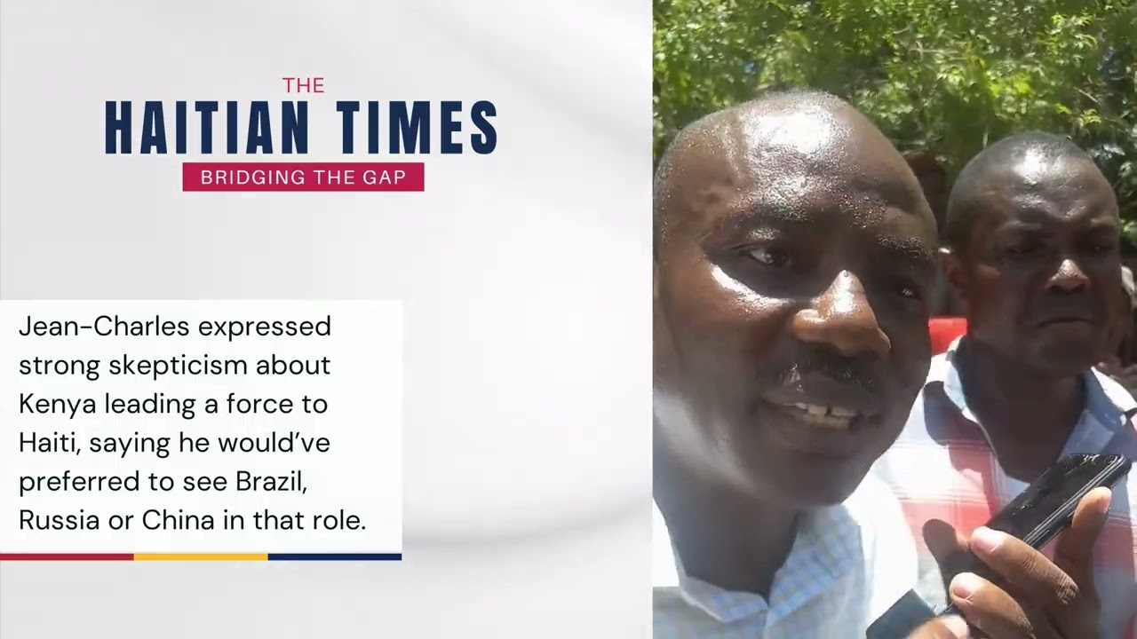 Mo&iuml;se Jean-Charles on the Current State of Haiti