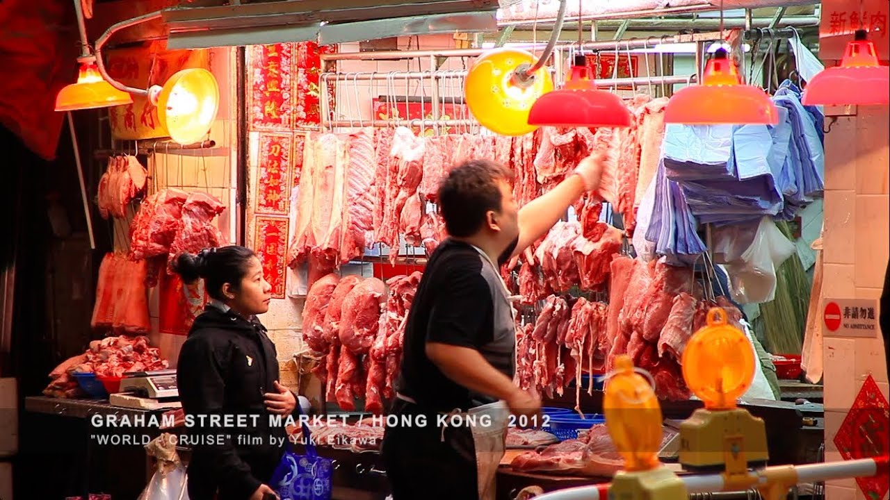 Old Street Market in Hong Kong