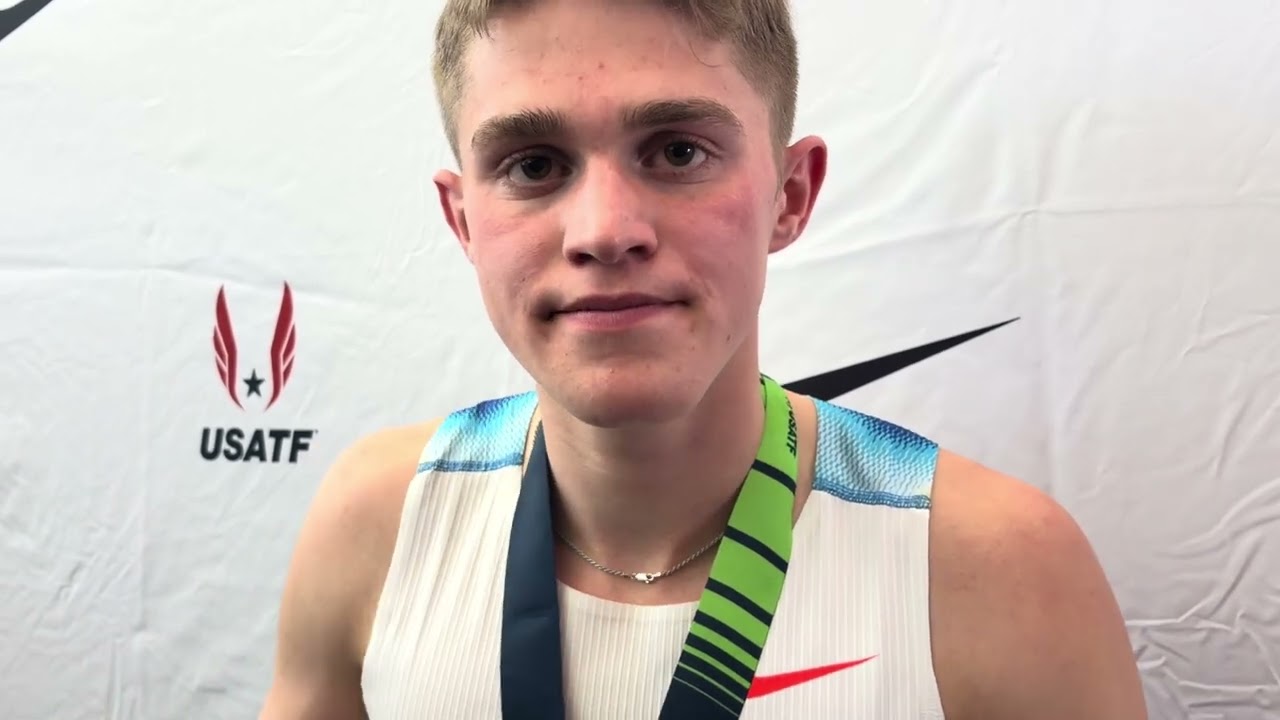 Купер Луткенхаус одержал победу в забеге на 800 метров на чемпионате США в помещении и готов взят...