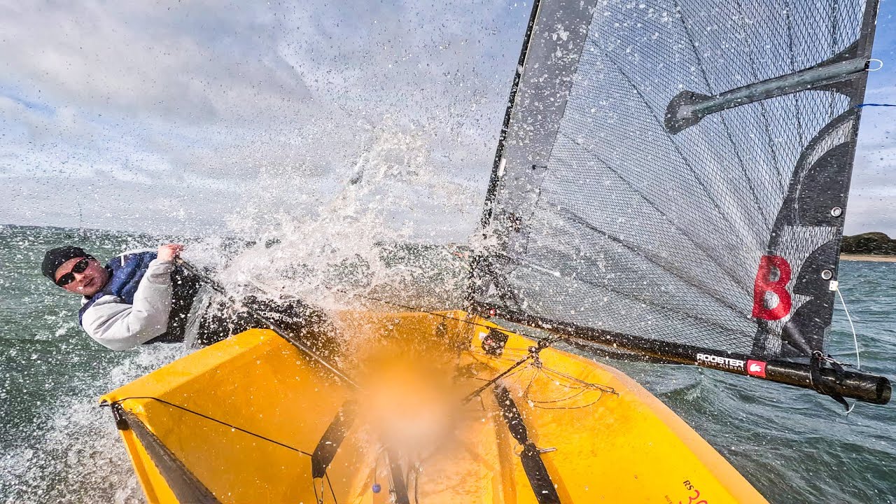 RS300 Onboard Lap at Windy Stokes Bay Sailing Club