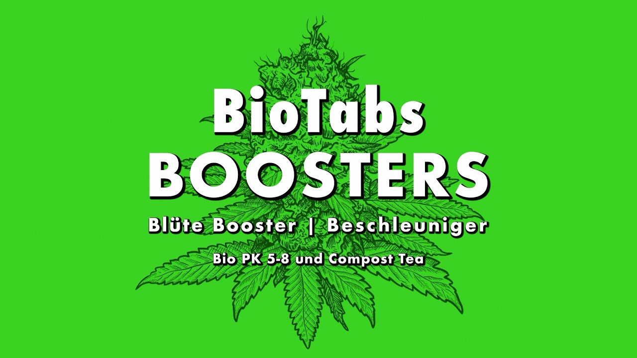 BioTabs Bl&uuml;te Booster/Beschleuniger &ndash; Bio PK 5-8 und Compost Tea
