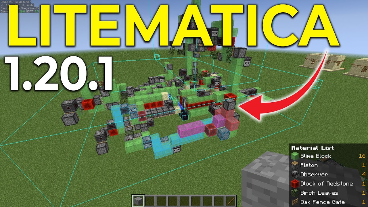 How To Download & Install Litematica (1.20.1 Minecraft Schematic Mod)