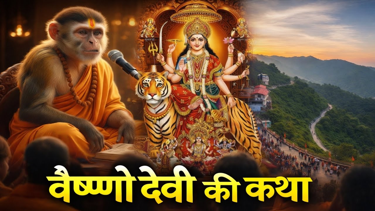 वैष्णो देवी की संपूर्ण कथा | पंडित श्रीधर और भैरोंनाथ की कहानी | Maa Vaishno Devi Katha