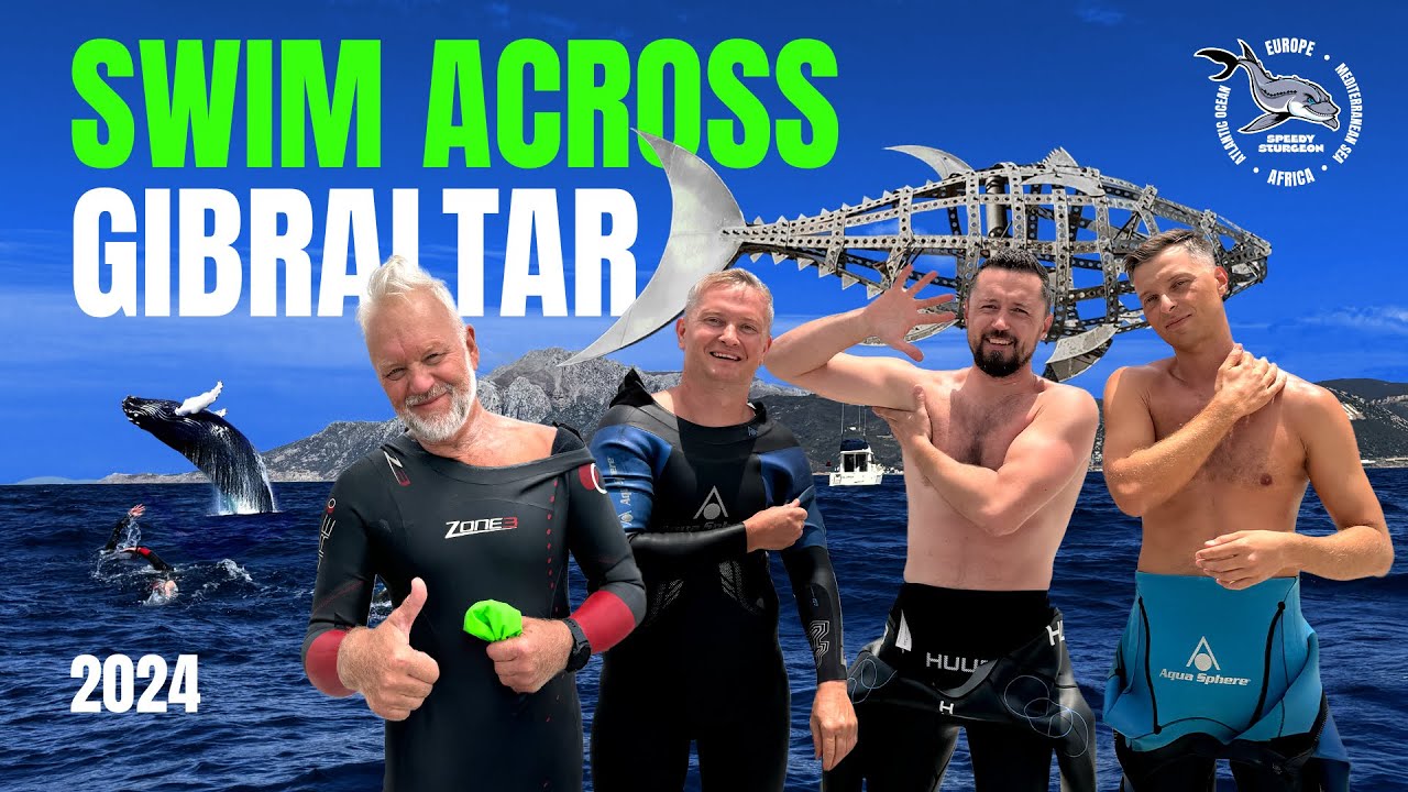 Strait of Gibraltar Swim. 15,3 kilometers in 3 hours 27 minutes. Speedy Sturgeon. Moldova.