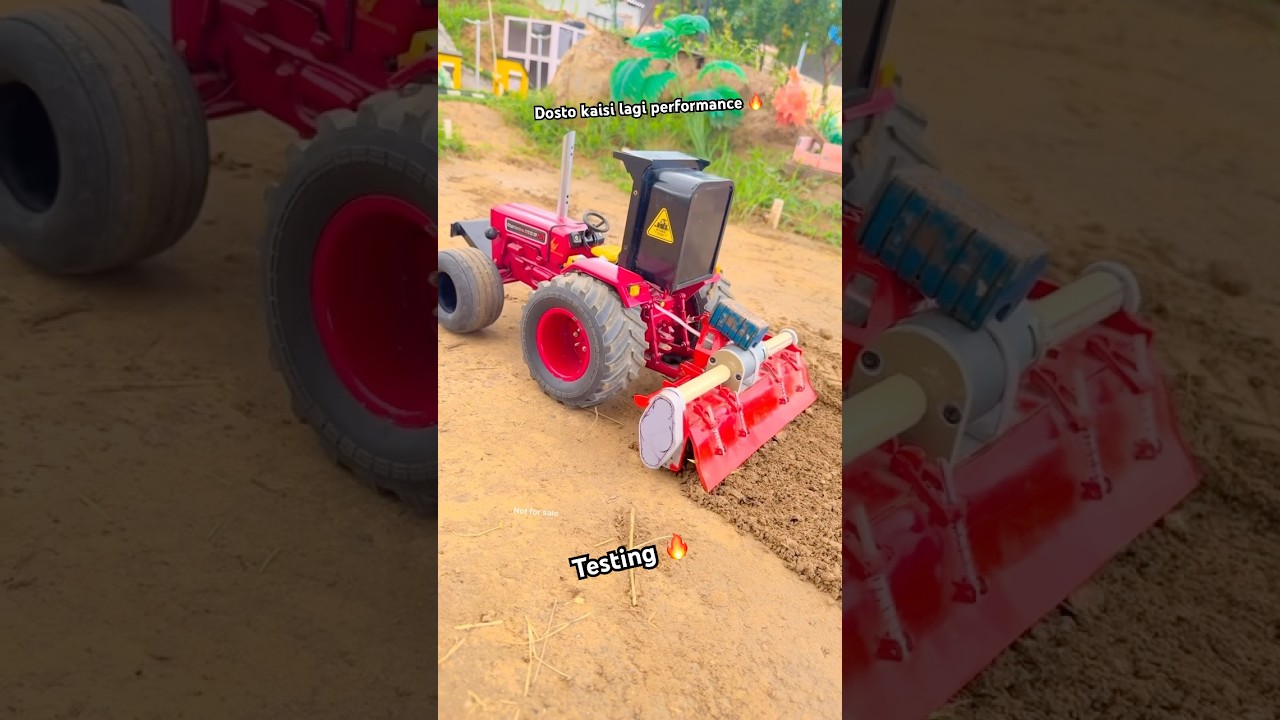 Mahindra 575 with Rotavator testing 🔥🔥😱😱