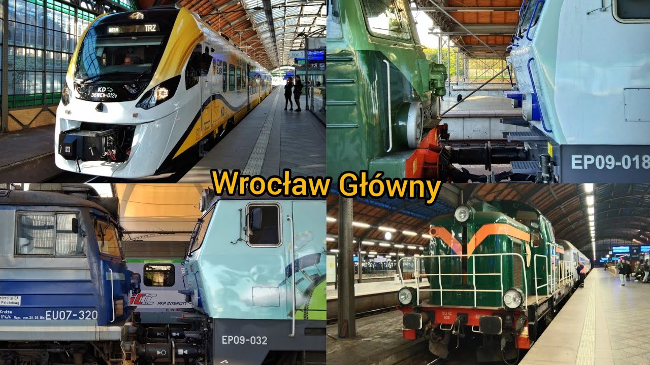 Pociągi Wrocław Główny.