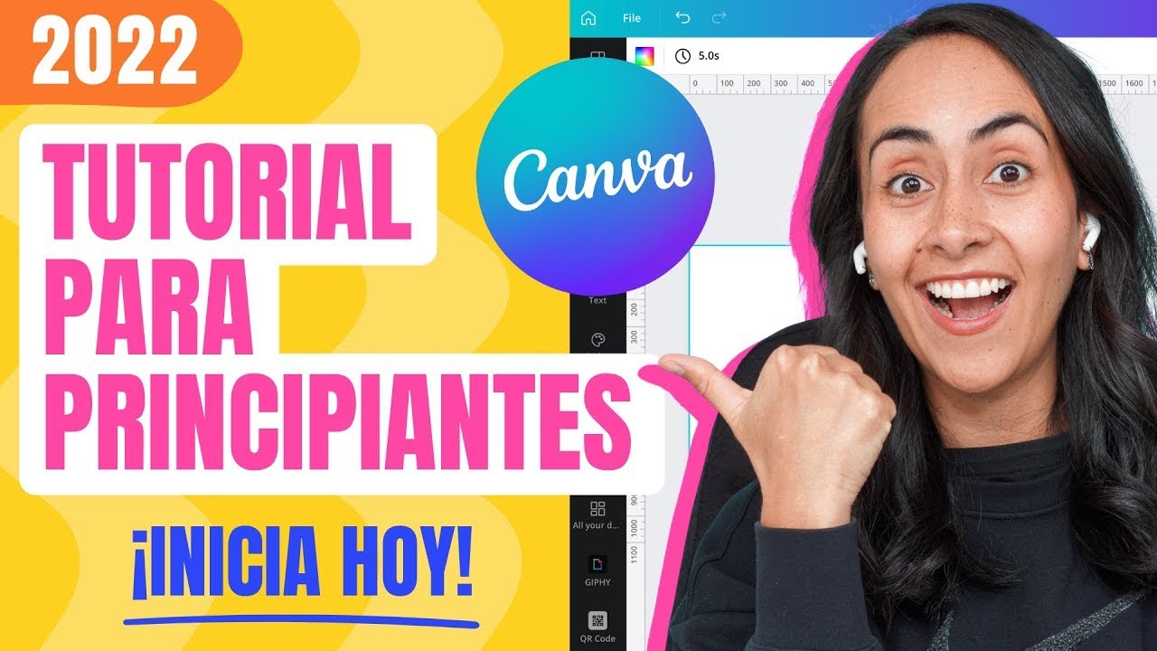 Cómo usar Canva FÁCIL | El Mejor Tutorial de Canva para Principiantes (2022)