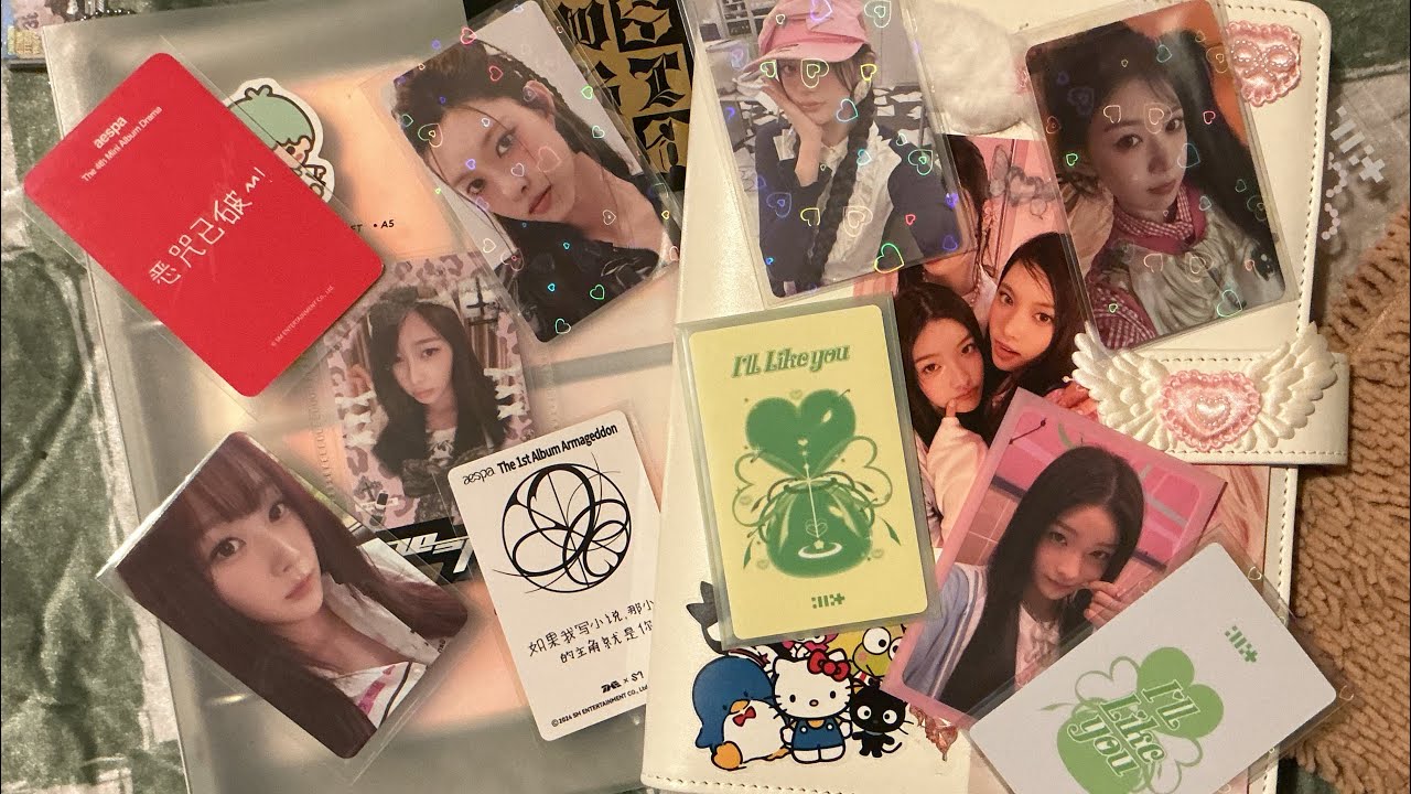 storing photocards #3 ₍^. .^₎⟆ aespa, ILLIT and misc