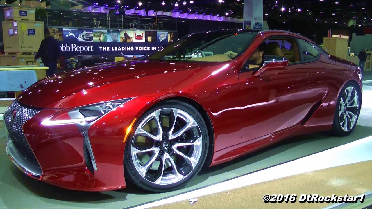 Lexus LC 500 Startup, In Motion