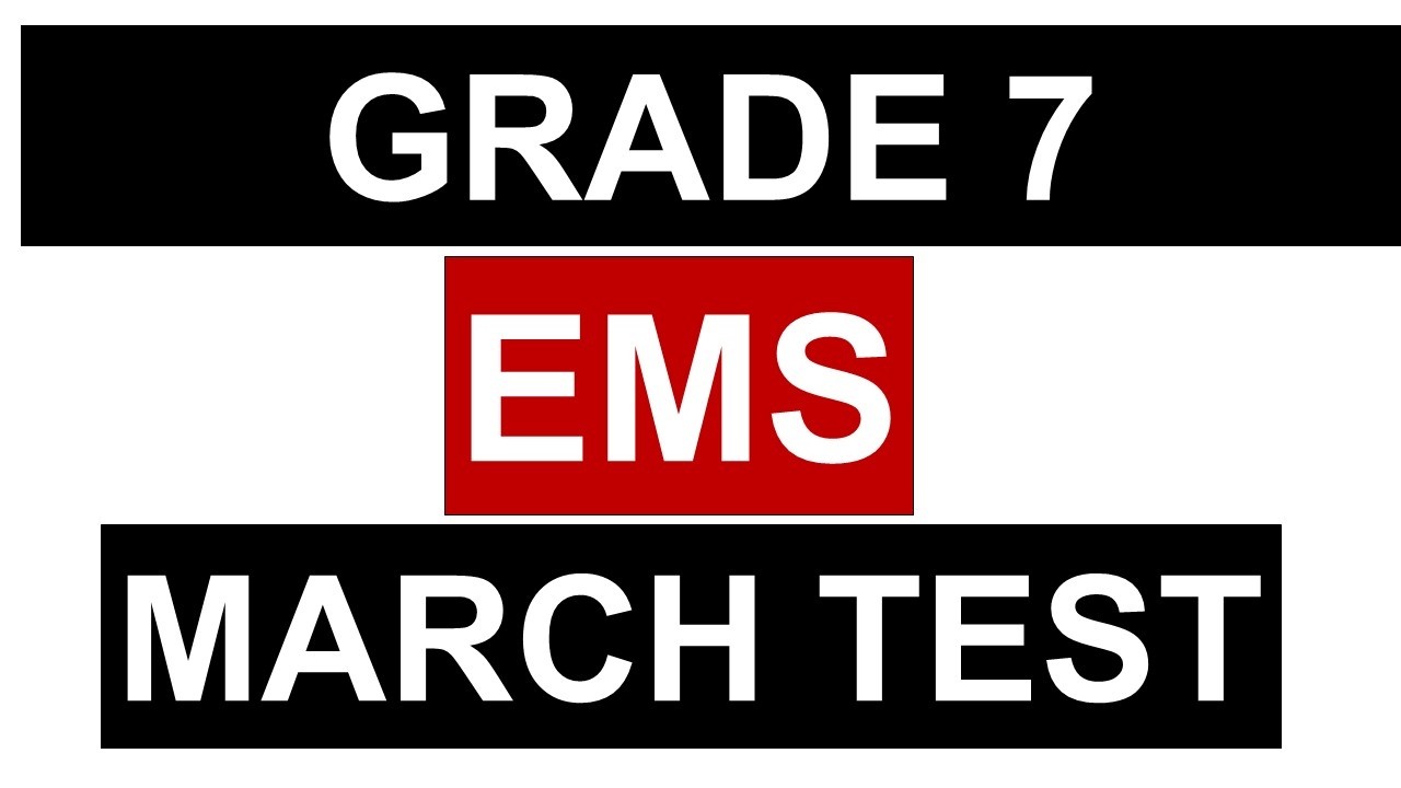 TERM 1 TEST EMS  GRADE 7 THUNDEREDUC GRADE 7 ECONOMIC AND MANAGEMENT SCIENCES MARCH TEST GRADE 7