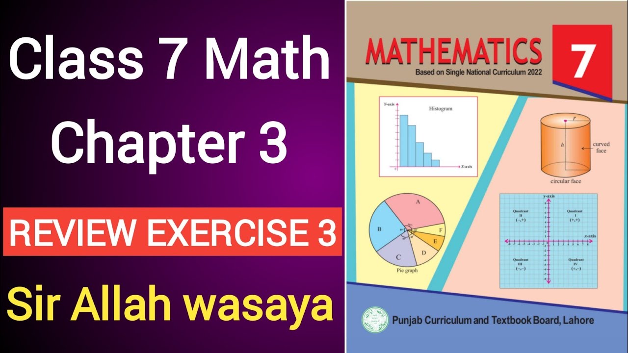 Class 7 Math Chapter 3 Review Exercise 3 | Class 7 Math Unit 3 Review Exercise 3