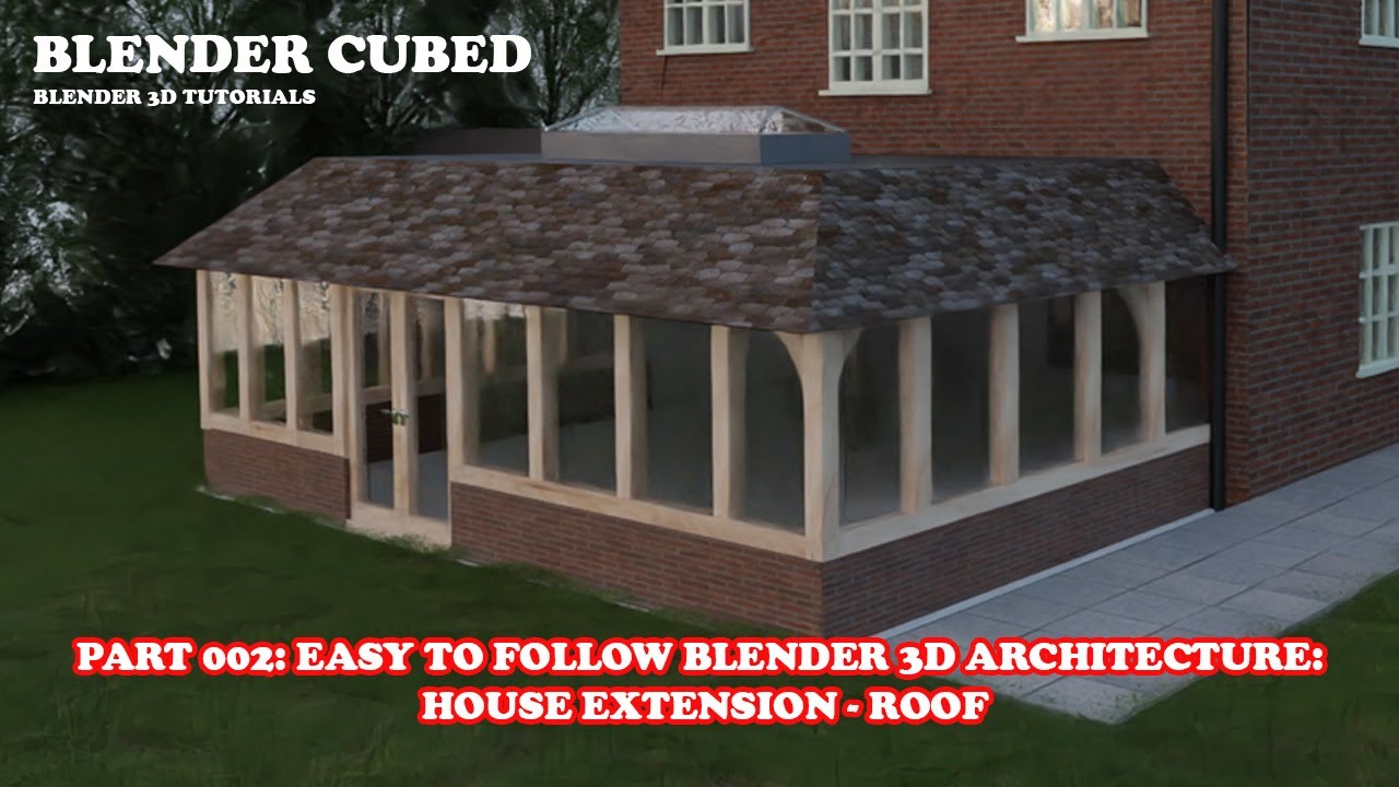 Part002: Wait Until You See the Roof! 🏠 | Blender 3D Extension Build