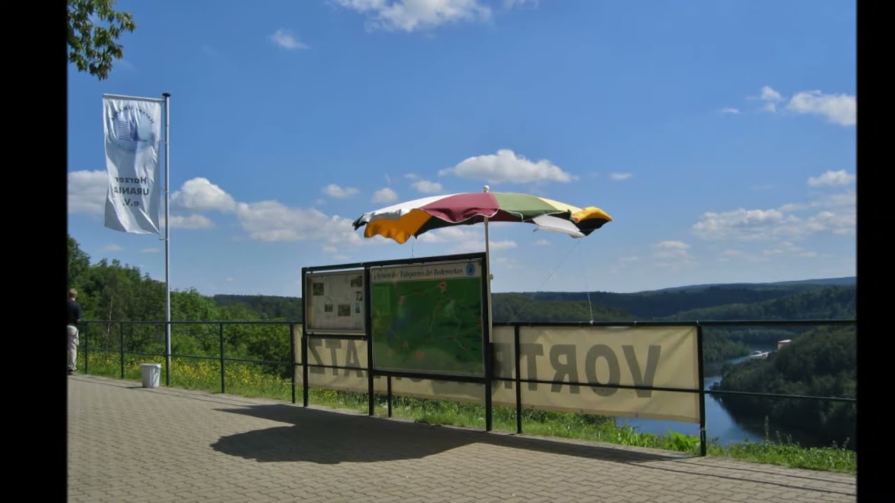 Urlaub im Harz die Rappbode Thalsperre. Die H&ouml;chste Staumauer.
