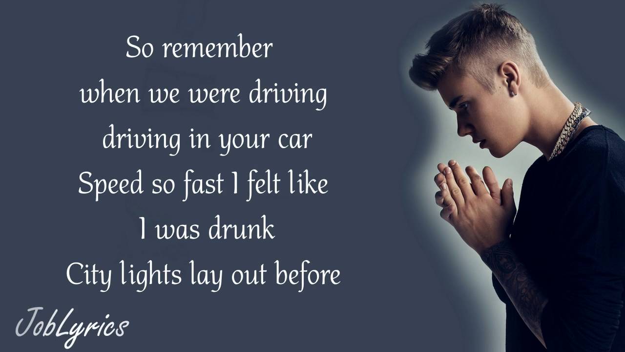 Justin Bieber - Fast Car (Lyrics)
