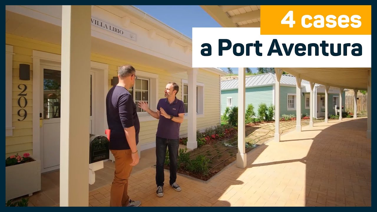 4 cases de fusta a Port Aventura!