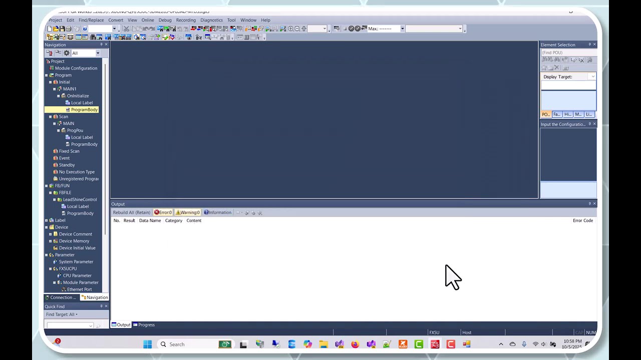 💢 Implementing C# communication with Mitsubishi FX5U PLC via SLMP