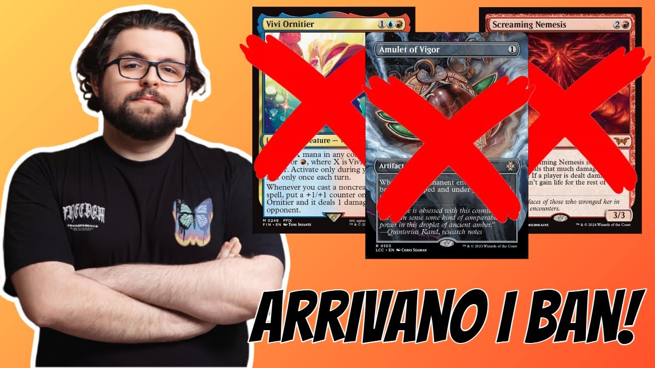 Piovono i ban! | Magic the Gathering Ban announcement 10 Novembre 2025