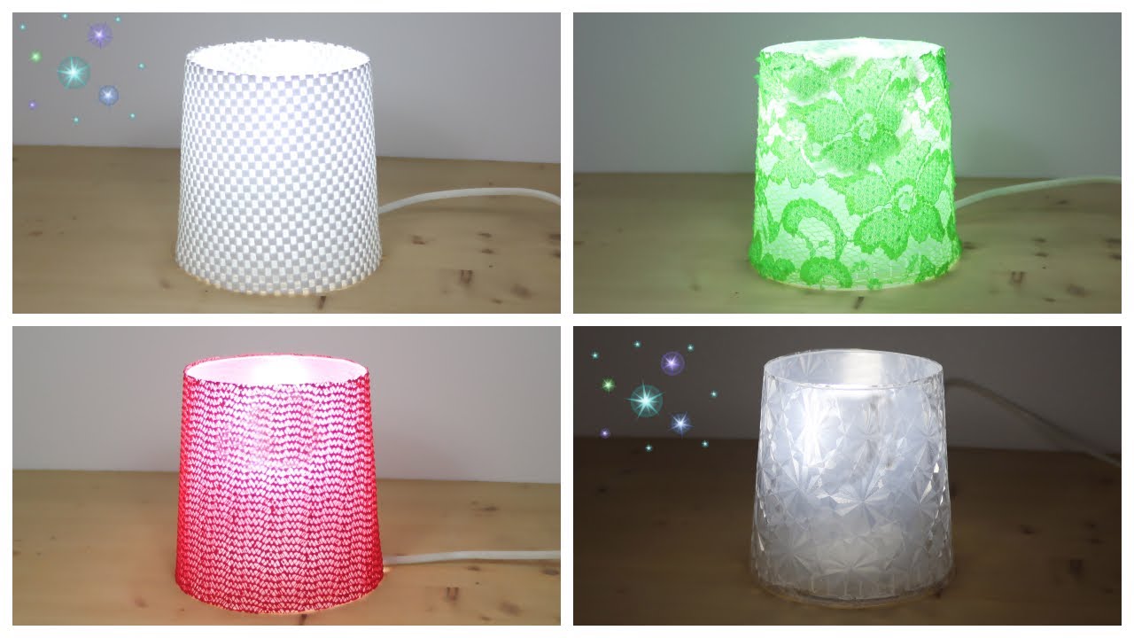 Fabrica tus propias Lámparas con material Reciclado