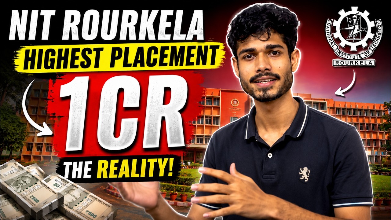 The Truth About NIT Rourkela Placements 2026 | Highest Package, Reality & Best Branch