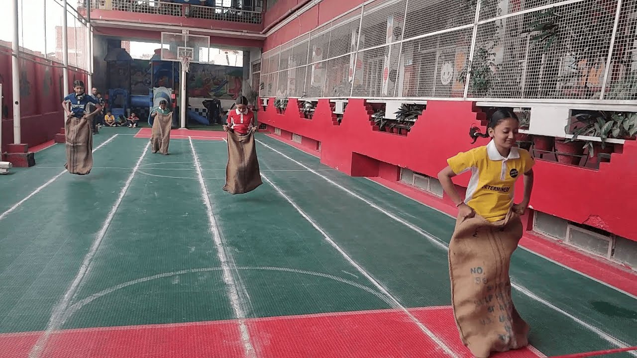 FROG JUMP ,SACK RACE AND RECREATIONAL ACTIVITY