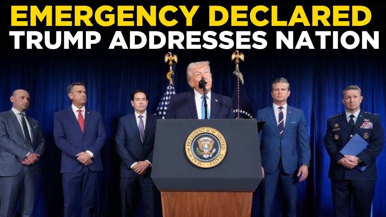 Trump speech LIVE: Trump Declares National Emergency, America Reacts | US NEWS LIVE | WORLD NEWS