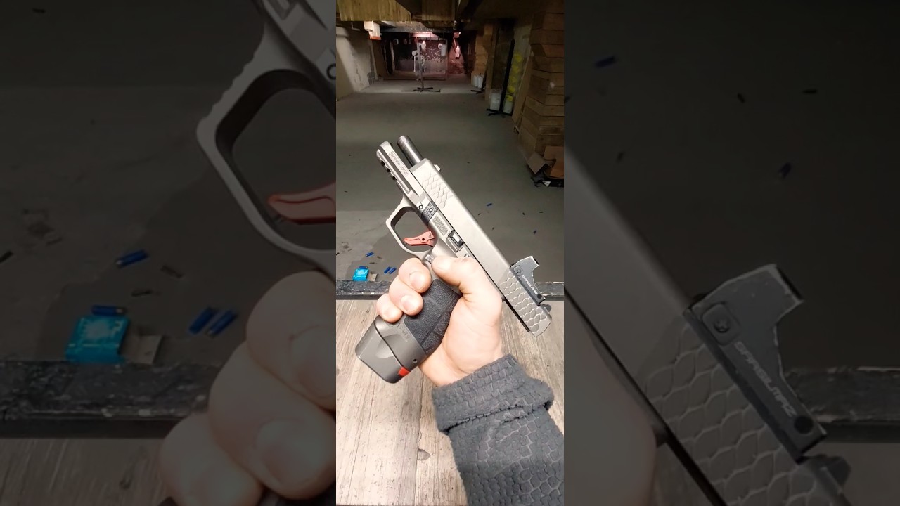 Szybki test pistoletu  #17/100 | SARSILMAZ SAR9 Gen2 Platinum  #strzelnica #pewpew #test #strzelanie