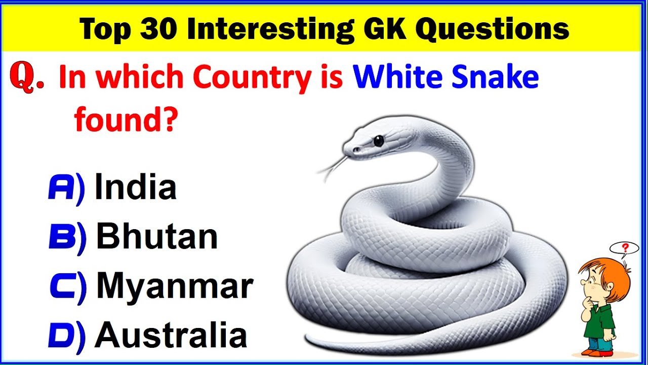 Top 30 Gk Question and Answer | Best Gk Questions and Answers | Gk Quiz in English | GK GS Question