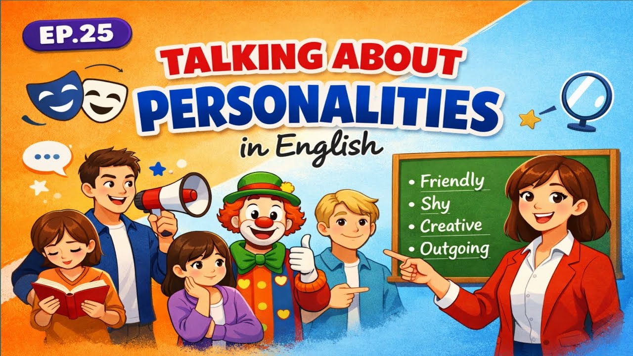 How to Describe Your Personality in English | Easy Conversation #englishpodcast 