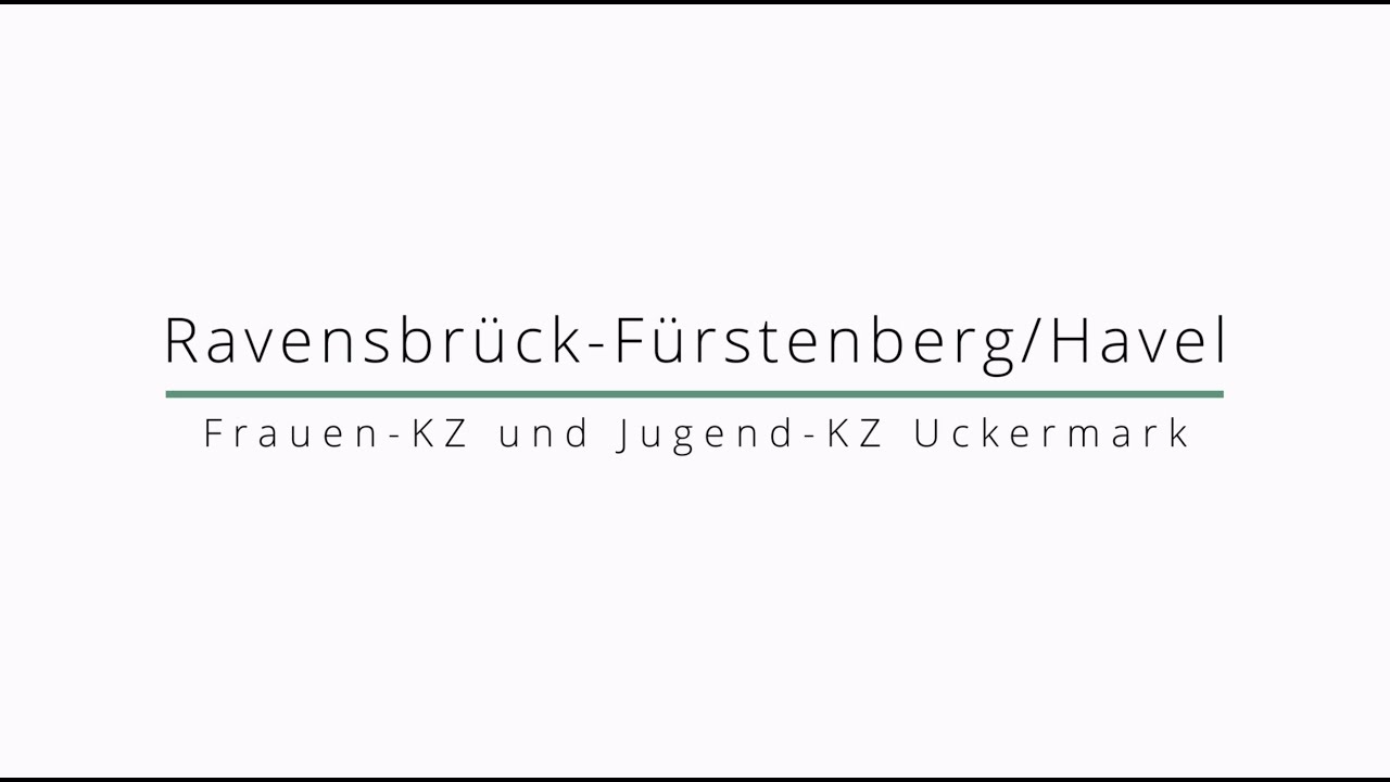 RAVENSBRÜCK-FÜRSTENBERG/HAVEL - Frauen-KZ und Jugend-KZ Uckermark