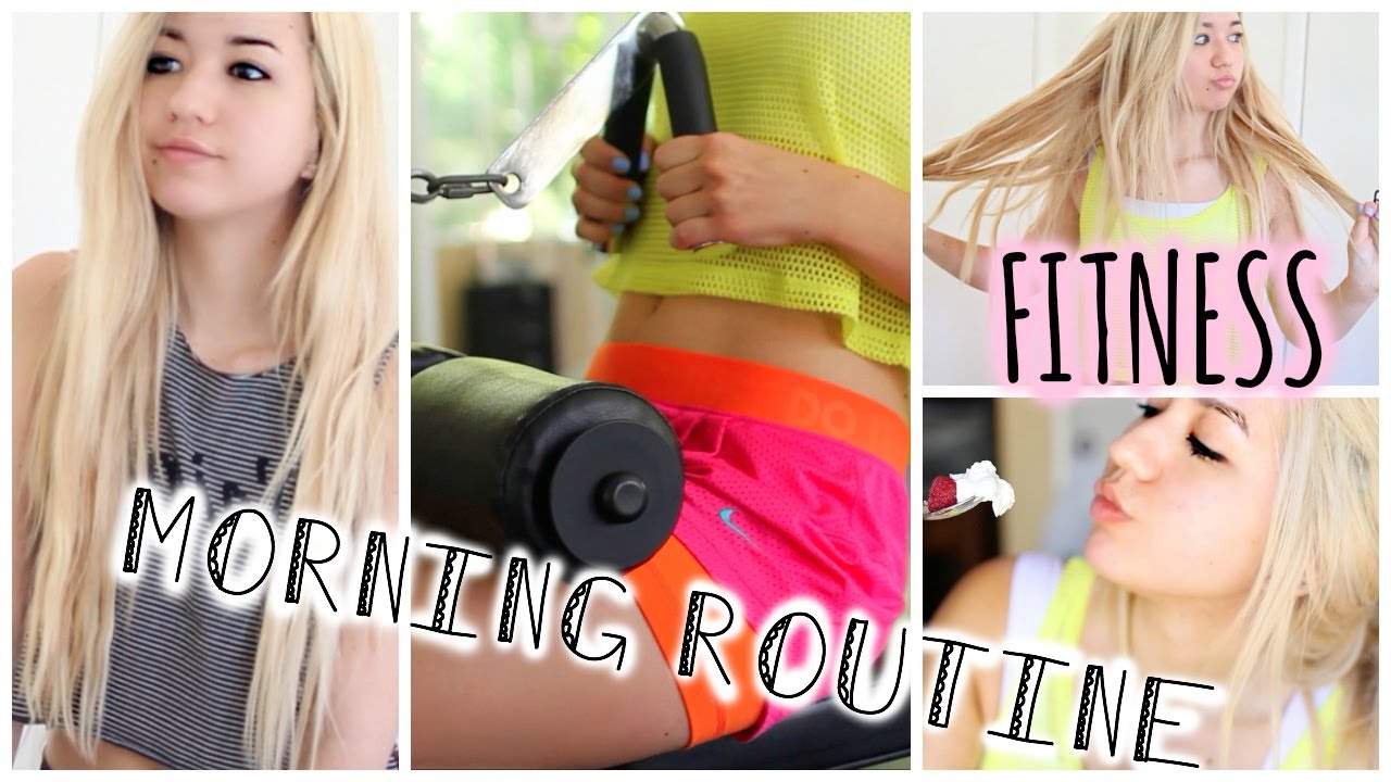 Morning Routine! Fitness/ Workout & Healthy Breakfast!