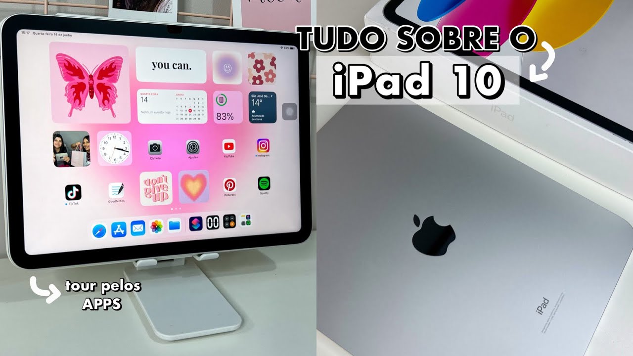 TOUR PELO MEU IPAD 10ª GERAÇÃO + PRIMEIRAS IMPRESSÕES
