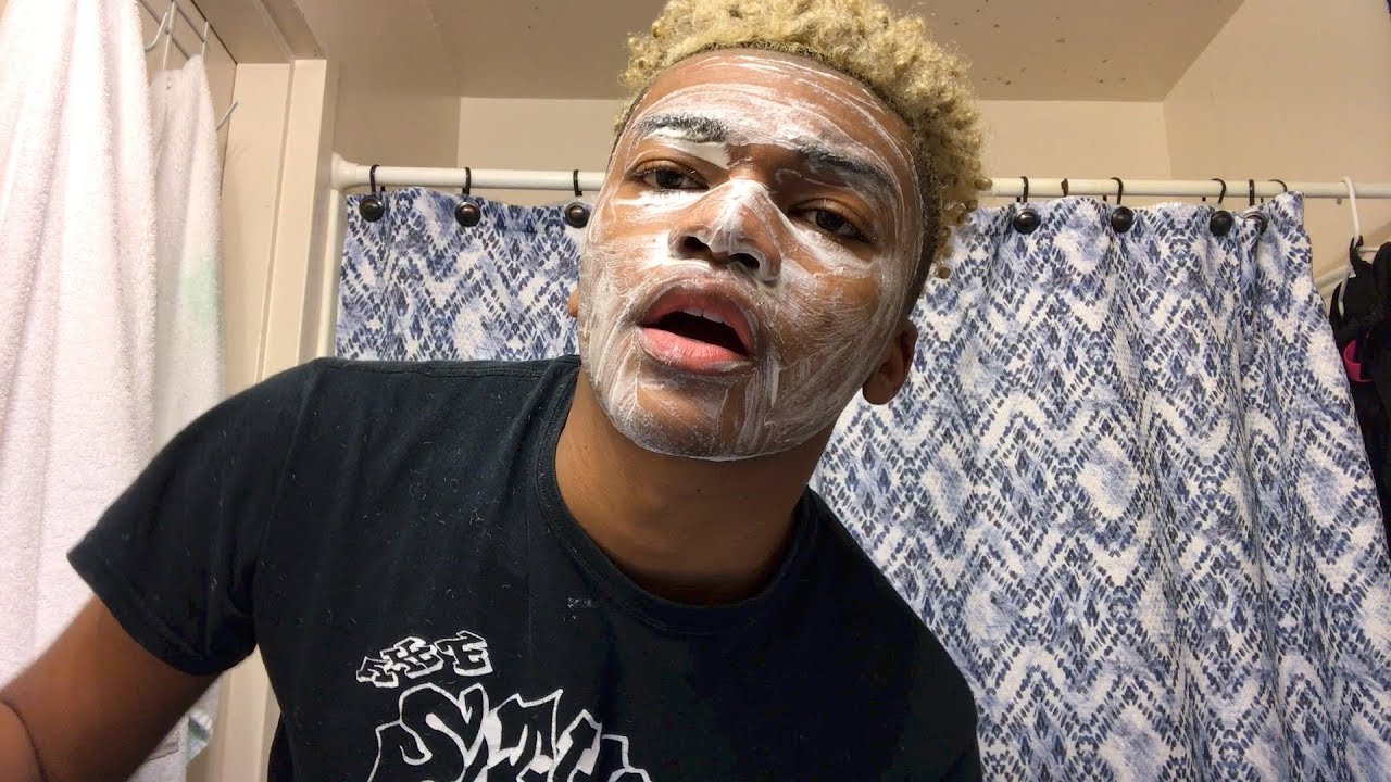 TRYING NOXZEMA ON MY FACE (I LOVE THIS SH!TTT)