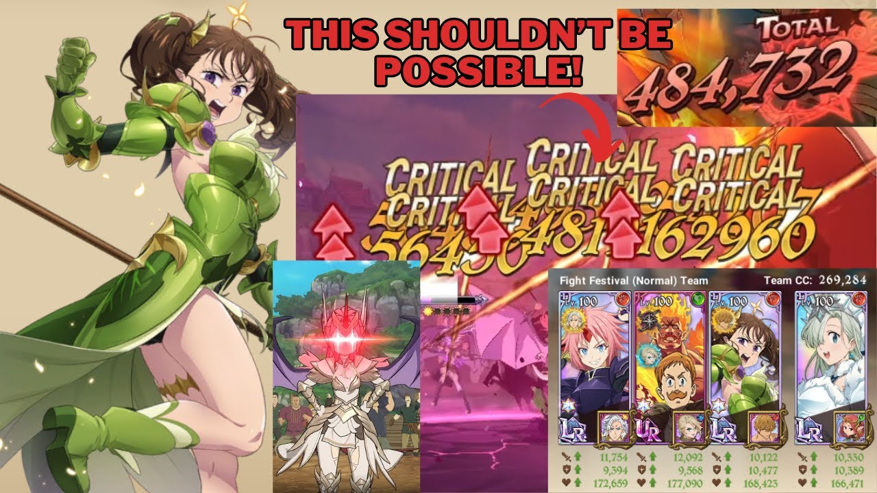 NEW LR DIANE MAKES THIS CRAZY TEAM POSSIBLE! LR DIANE SHOWCASE! | Seven Deadly Sins: Grand Cross