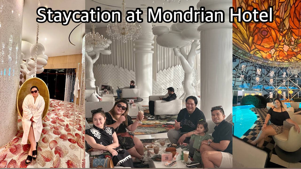 Mondrian Hotel in Doha with beshies (nurses day off/ alice in wonderland theme hotel )