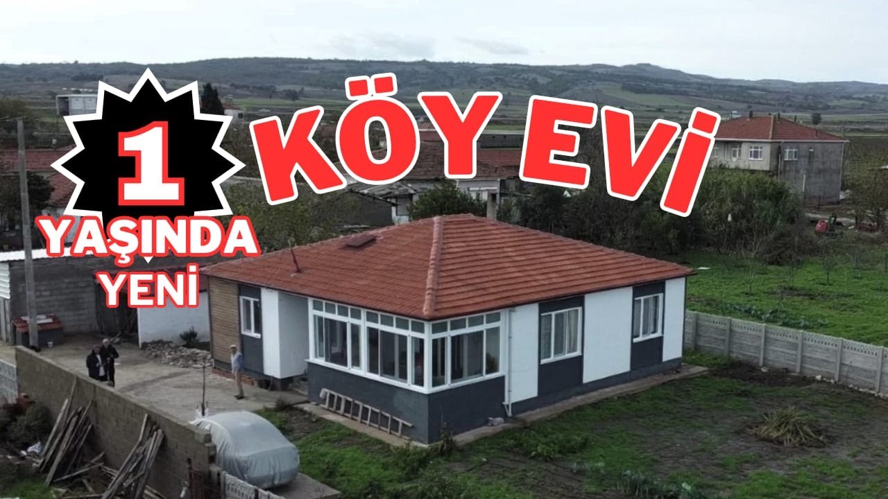 320) BİR YAŞINDA KÖY EVİ / 1,010 m2 ARSA İÇERİSİNDE