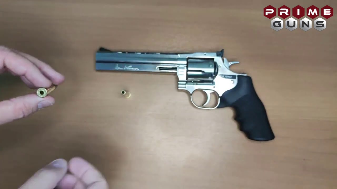 Revólver Dan Wesson 715 Co2 4,5mm Cromado 6