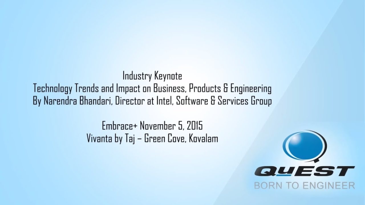 Industry Insights: Technology Trends and Impact on Business, Products & Engineering