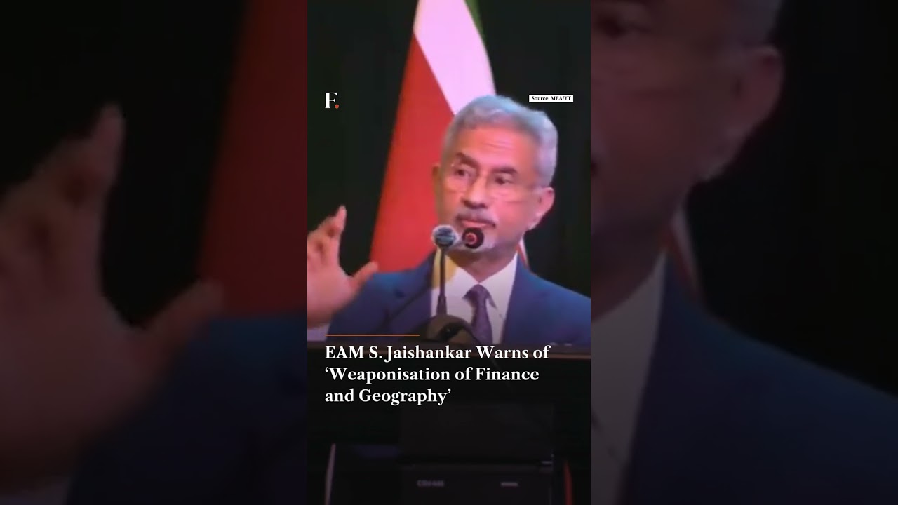 Министр иностранных дел С. Джайшанкар предупреждает о &laquo;вооружении финансов и географии&raquo; | Firstpo...