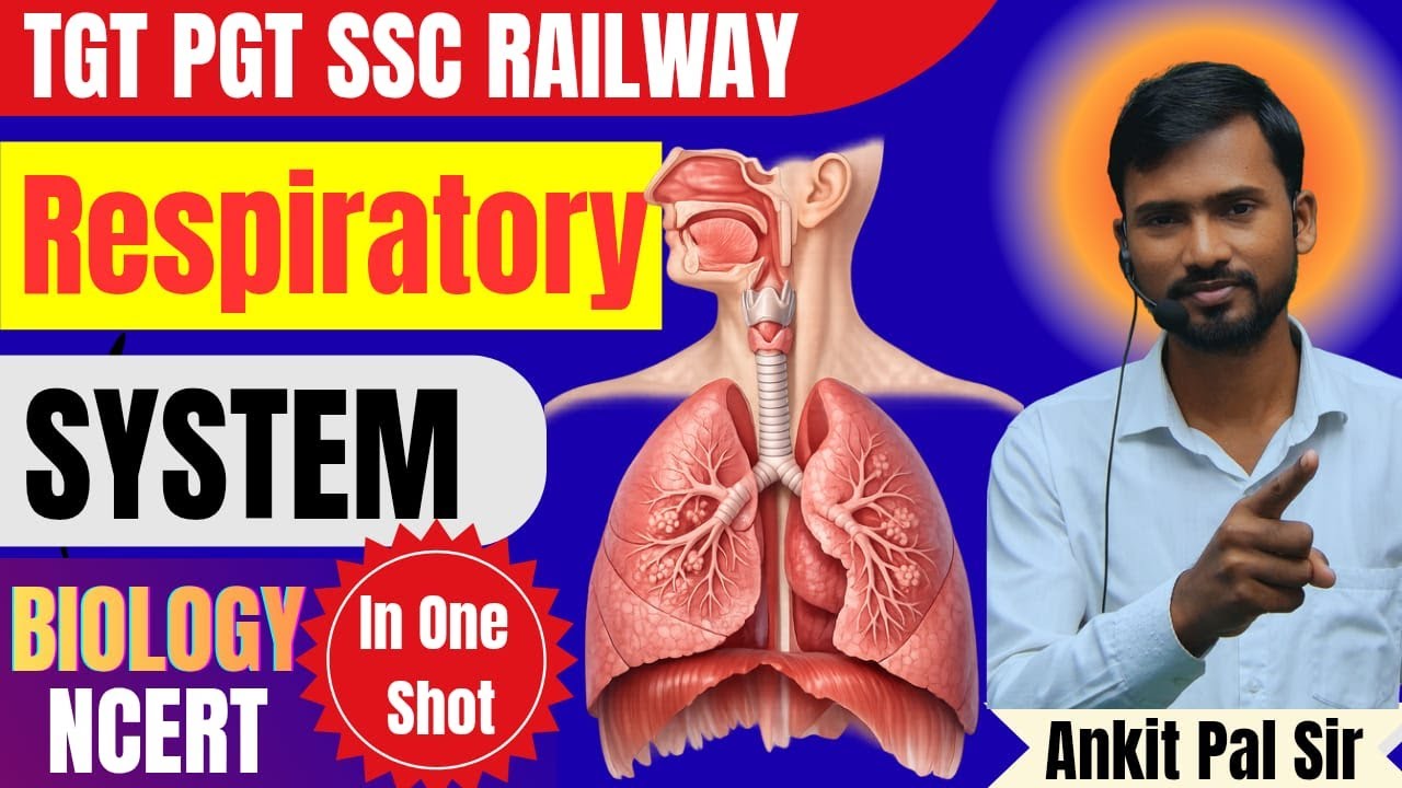 Respiratory System | NCERT Biology One Shot | TGT PGT SSC Railway | Ankit Pal Sir