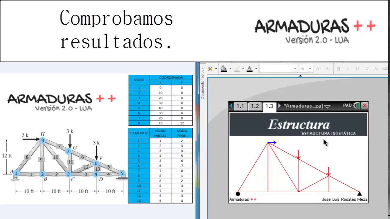 ARMADURAS ++ VERSIÓN 2.0 | LUA | Calculadora TI-Nspire™ CX CAS |