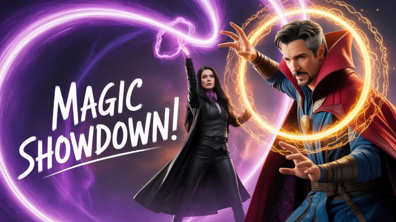 Doctor Strange, Zatanna, and John Constantine Battle Each Other