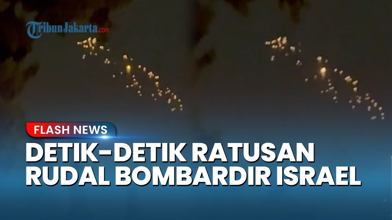 Сотни ракет обрушились на Израиль, ужасающая ночь, наполненная мощными взрывами.