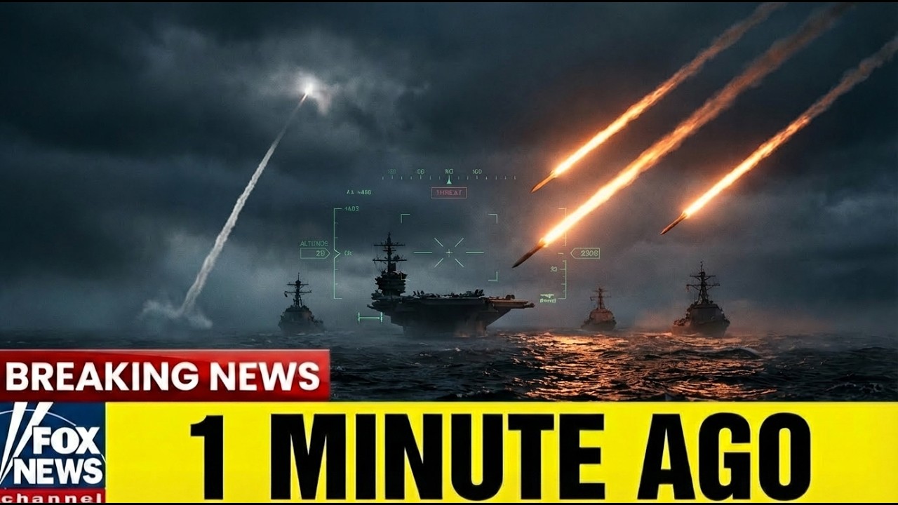 US Navy Aegis vs Iranian Ballistic Missiles | Carrier Strike Group Intercept Simulation