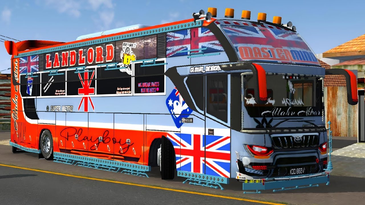 BUS SIMULATOR INDONESIA~LANDLORD SUPER METRO LIVERY (KENYAN VERSION)