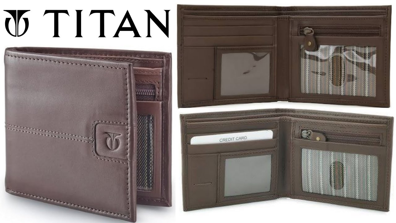 Titan Brown Mens Wallet (Genuine Leather)