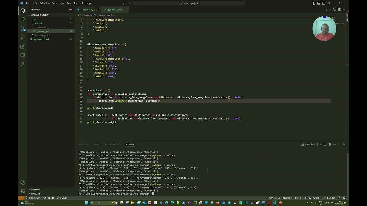 python assignment expression (walrus operator) example