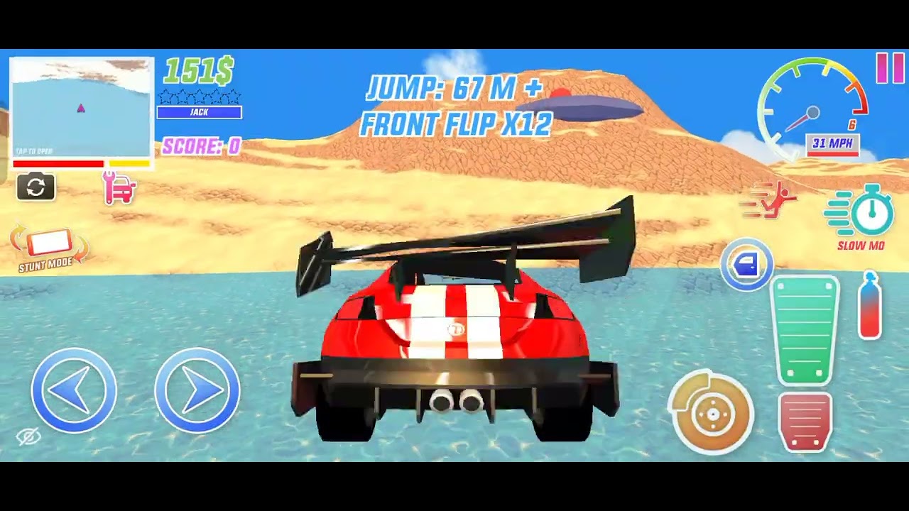 Crashing the New brand car